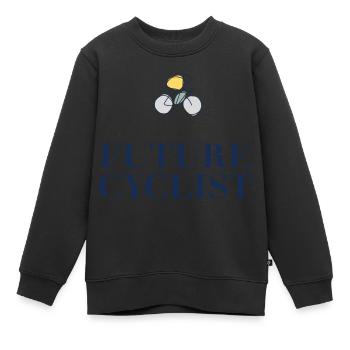 FUTURE CYCLIST VELO - Kinder Premium Organic Sweatshirt - Schwarz - Vorne - AI Model Kid Female (0cm)