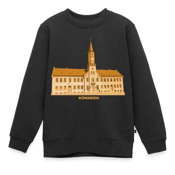 Könnern Rathaus Salzlandkreis Sachsen-Anhalt - Kinder Premium Organic Sweatshirt - Schwarz - Vorne - AI Model Kid Female (0cm)