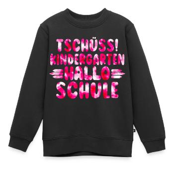 Bye-bye Maternelle Bonjour les diplômés de l’école Kita - Sweat Premium enfant bio - noir - Devant - AI Model Kid Female (0cm)