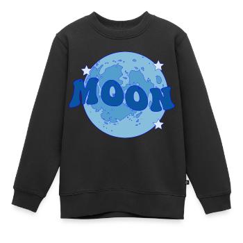 MOND - Kinder Premium Organic Sweatshirt - Schwarz - Vorne - AI Model Kid Female (0cm)