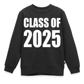 Class of 2025 - Kinder Premium Organic Sweatshirt - Schwarz - Vorne - AI Model Kid Female (0cm)