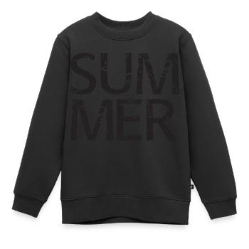 SUMMER - Kinder Premium Organic Sweatshirt - Schwarz - Vorne - AI Model Kid Female (0cm)