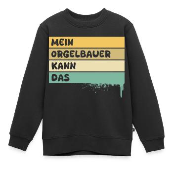 Beruf Orgelbauer - Kinder Premium Organic Sweatshirt - Schwarz - Vorne - AI Model Kid Female (0cm)