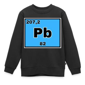 Plumbum - Kinder Premium Organic Sweatshirt - Schwarz - Vorne - AI Model Kid Female (0cm)