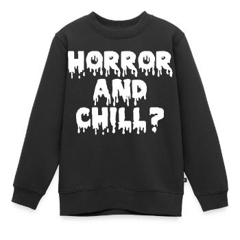 Horreur et froid - Sweat Premium enfant bio - noir - Devant - AI Model Kid Female (0cm)