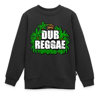 Reggae Dub - Kinder Premium Organic Sweatshirt - Schwarz - Vorne - AI Model Kid Female (0cm)