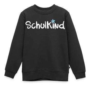 SCHULKIND Einschulung Schulanfänger Schulstart - Kinder Premium Organic Sweatshirt - Schwarz - Vorne - AI Model Kid Female (0cm)