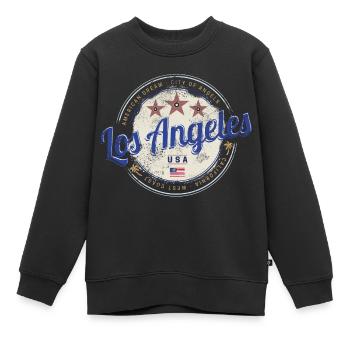 Los Angeles, Californie, États-Unis, côte ouest - Sweat Premium enfant bio - noir - Devant - AI Model Kid Female (0cm)
