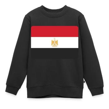 Égypte - Sweat Premium enfant bio - noir - Devant - AI Model Kid Female (0cm)