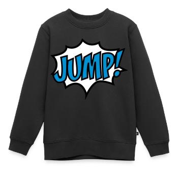 Sauter - Sweat Premium enfant bio - noir - Devant - AI Model Kid Female (0cm)