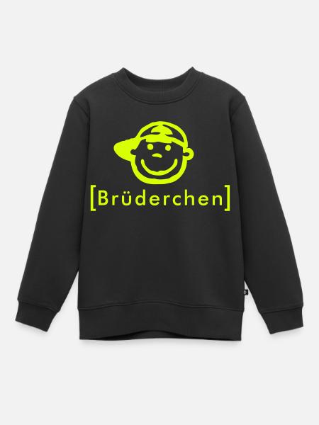 Brüderchen - Kinder Premium Organic Sweatshirt - Schwarz