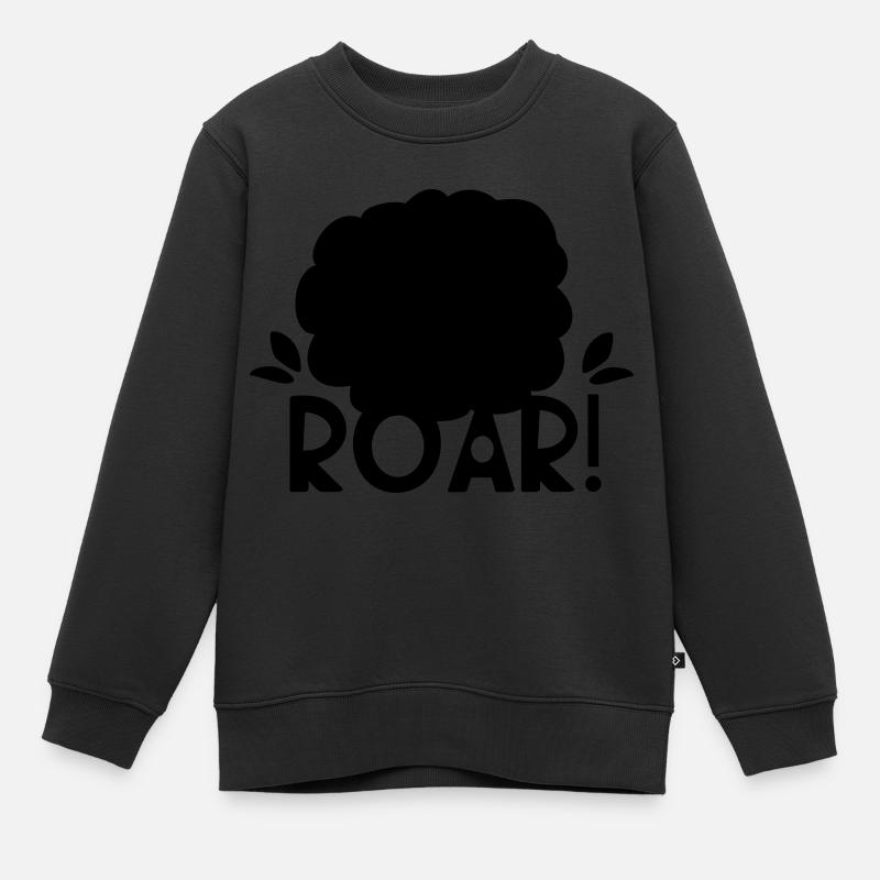 Mignon petit lion - Sweat Premium enfant bio - noir