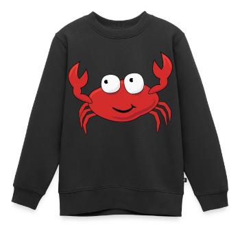 Krebs - Kinder Premium Organic Sweatshirt - Schwarz - Vorne - AI Model Kid Female (0cm)