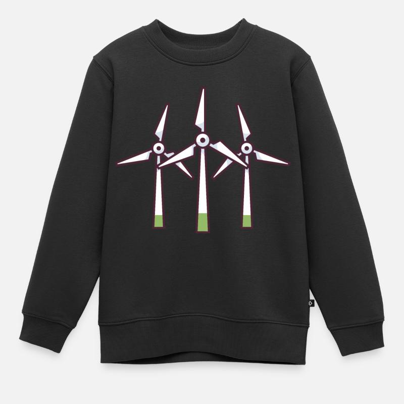 Energiewende ist ein bedeutendes Energiesystem. - Kinder Premium Organic Sweatshirt - Schwarz