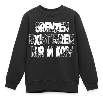 hustle fitness amrap girlfriend doyouevenlift aziz - Sweat Premium enfant bio - noir - Devant - AI Model Kid Female (0cm)