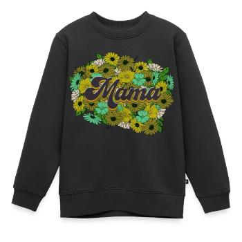 Stolze Mama Mutter Mami Lebensaufgabe Kinder Kind - Kinder Premium Organic Sweatshirt - Schwarz - Vorne - AI Model Kid Female (0cm)