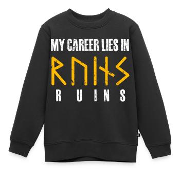 Ma carrière est en ruines Conception - Sweat Premium enfant bio - noir - Devant - AI Model Kid Female (0cm)