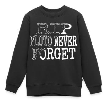 astronomy tshirt present idea spaceship telescope - Kinder Premium Organic Sweatshirt - Schwarz - Vorne - AI Model Kid Female (0cm)