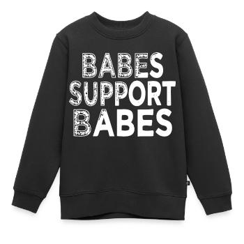 Blackpower LGBT Gift Idea Present Birthday Present - Kids Premium Organic Sweatshirt - black - Front - AI Model Kid Female (0cm)
