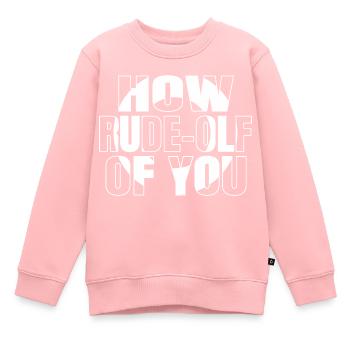 awesome beach jokes funny gym couples funny - Kinder Premium Organic Sweatshirt - Rosa - Vorne - AI Model Kid Female (0cm)