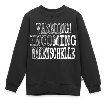 humour drôle dire tuyau de cuisson amusant - Sweat Premium enfant bio - noir - Devant - AI Model Kid Female (0cm)