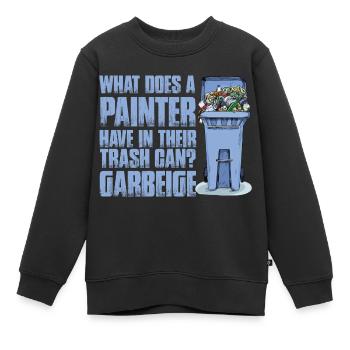 Maler und Lackierer, der Beste und Nervigste Beruf - Kinder Premium Organic Sweatshirt - Schwarz - Vorne - AI Model Kid Female (0cm)