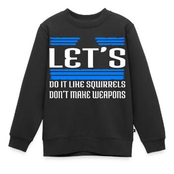 Festival hippie hippie drôle dictons famille verte - Sweat Premium enfant bio - noir - Devant - AI Model Kid Female (0cm)