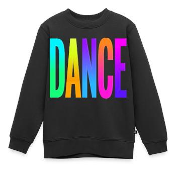 Dance - Kinder Premium Organic Sweatshirt - Schwarz - Vorne - AI Model Kid Female (0cm)
