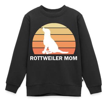 Dog Hund - Kinder Premium Organic Sweatshirt - Schwarz - Vorne - AI Model Kid Female (0cm)