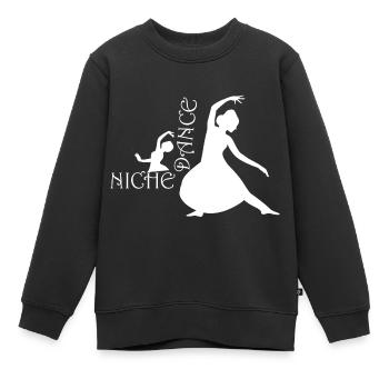 Dancing Dance Music - Kinder Premium Organic Sweatshirt - Schwarz - Vorne - AI Model Kid Female (0cm)