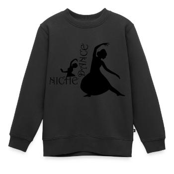 Dancing Dance Music - Kinder Premium Organic Sweatshirt - Schwarz - Vorne - AI Model Kid Female (0cm)