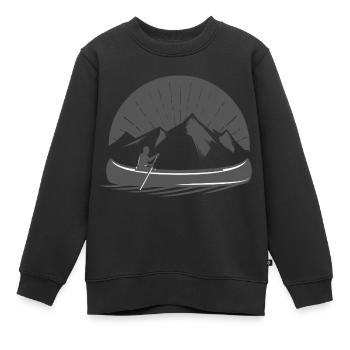 Wassersport - Kinder Premium Organic Sweatshirt - Schwarz - Vorne - AI Model Kid Female (0cm)