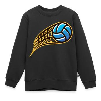 Ballsport - Kinder Premium Organic Sweatshirt - Schwarz - Vorne - AI Model Kid Female (0cm)