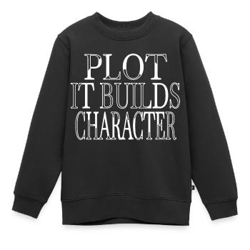 Cool Gift Idea Writer Dictons Bday Chassis Humour - Sweat Premium enfant bio - noir - Devant - AI Model Kid Female (0cm)