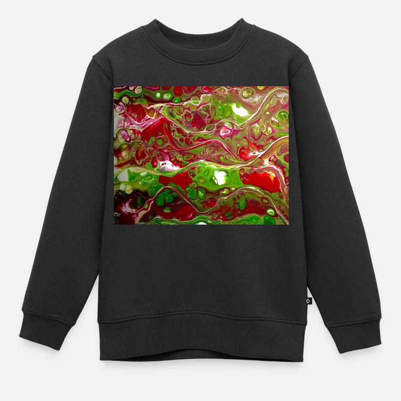 Tempête de Noël - Sweat Premium enfant bio - noir