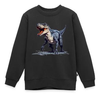 Raubvogel - Kinder Premium Organic Sweatshirt - Schwarz - Vorne - AI Model Kid Female (0cm)