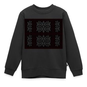 Einzigartige Trends - Kinder Premium Organic Sweatshirt - Schwarz - Vorne - AI Model Kid Female (0cm)