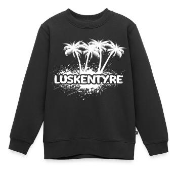 Party Luskentyre - Kinder Premium Organic Sweatshirt - Schwarz - Vorne - AI Model Kid Female (0cm)