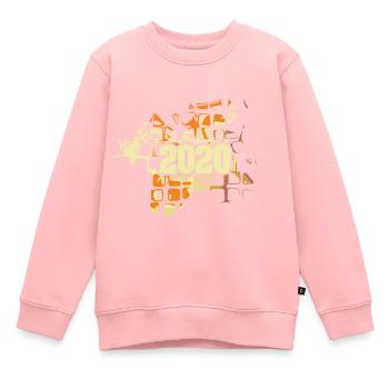 2020 - Kids Premium Organic Sweatshirt - rose - Front - AI Model Kid Female (0cm)