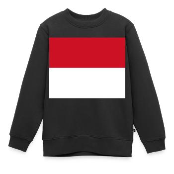 Monaco - Sweat Premium enfant bio - noir - Devant - AI Model Kid Female (0cm)