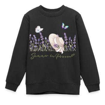 Summer in Provence - Kinder Premium Organic Sweatshirt - Schwarz - Vorne - AI Model Kid Female (0cm)
