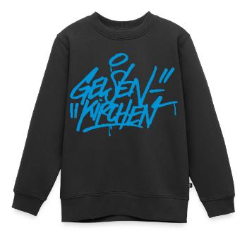 Gelsenkirchen Graffiti Ultras Shirt - Kinder Premium Organic Sweatshirt - Schwarz - Vorne - AI Model Kid Female (0cm)