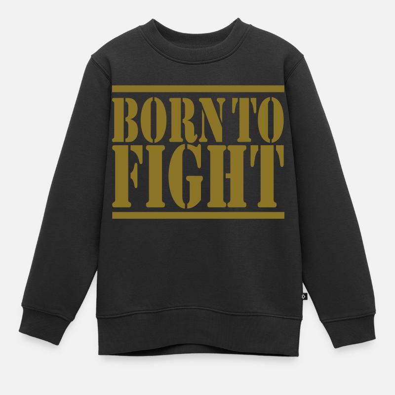 Kampfsport - Kinder Premium Organic Sweatshirt - Schwarz