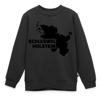 Schleswig Holstein - Kinder Premium Organic Sweatshirt - Schwarz - Vorne - AI Model Kid Female (0cm)