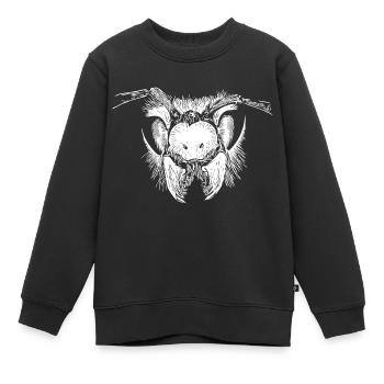 Insecte - Guêpe - Abeille - Sweat Premium enfant bio - noir - Devant - AI Model Kid Female (0cm)