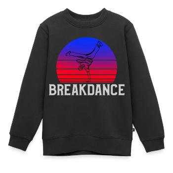 Hip Hop Rap Breakdance B-Boys B-Girls Designs - Kinder Premium Organic Sweatshirt - Schwarz - Vorne - AI Model Kid Female (0cm)