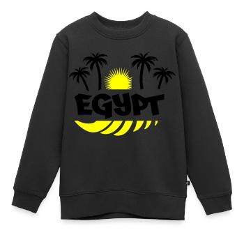 Égypte - Sweat Premium enfant bio - noir - Devant - AI Model Kid Female (0cm)