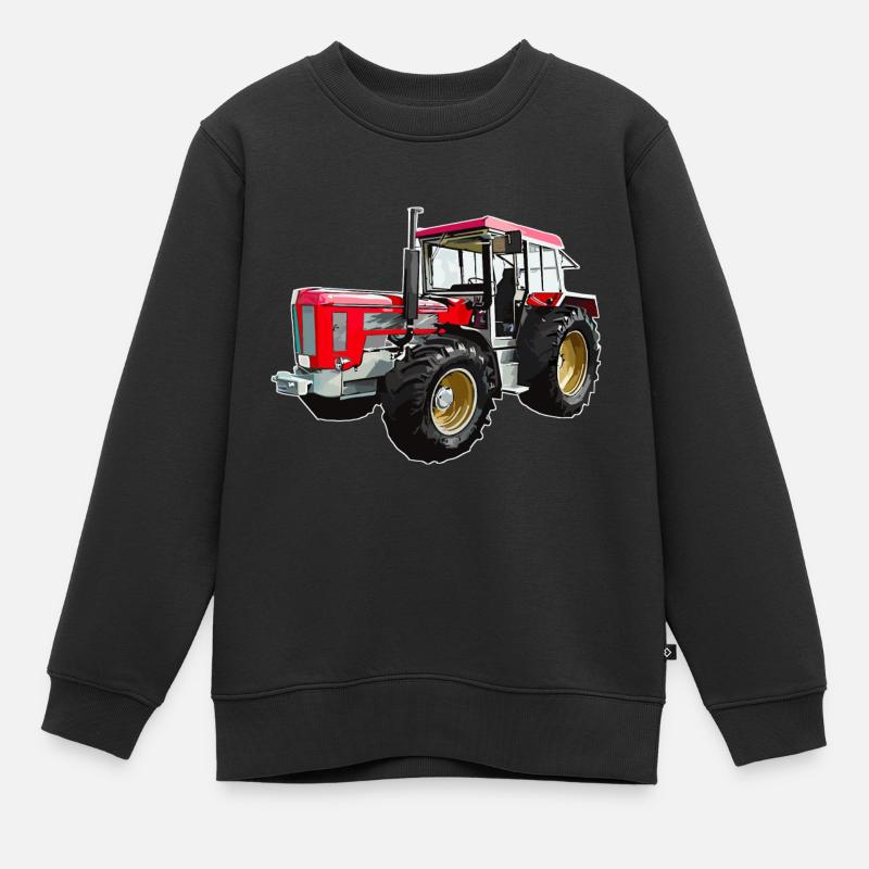 Schlüter Super 2000 - Kinder Premium Organic Sweatshirt - Schwarz