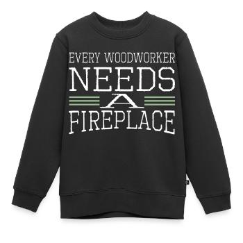 americas love john carpenter tshirts - Kinder Premium Organic Sweatshirt - Schwarz - Vorne - AI Model Kid Female (0cm)