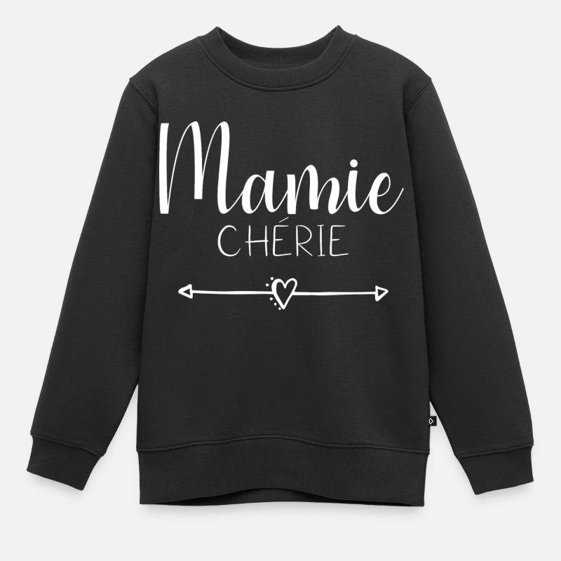 Oma Liebling - Kinder Premium Organic Sweatshirt - Schwarz